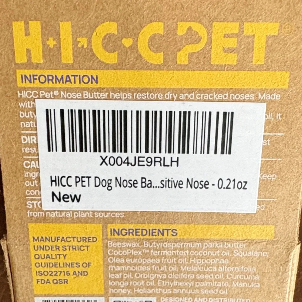 CocoPlex Hi-C-C Pet Nose Butter - Yellow